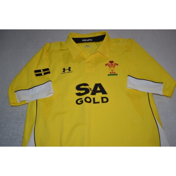 29672 Under Armour Wales Cymru Retro 2008/09 Away Hiraeth Rugby Union Mens - Picture 9 of 9
